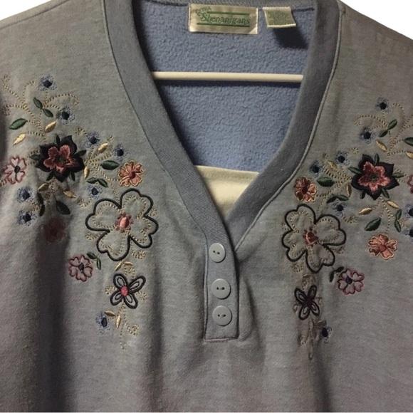 Vintage ~ Shenanigans ~ Women’s ~ Sweatshirt ~  1X  ~ Embroidery - Picture 6 of 16